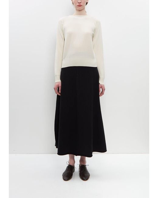 Extreme Cashmere White Cashmere Nylon N°382 Belle Sweater