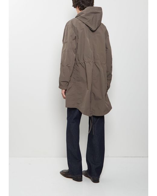 Dries Van Noten Brown Voxer Nylon Parka