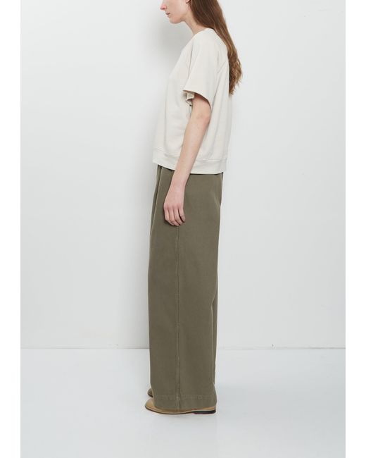 Lauren Manoogian Natural Fleece Pima Cotton Top