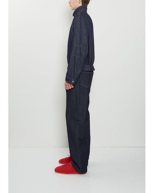 Dries Van Noten Blue Varington Denim Jacket