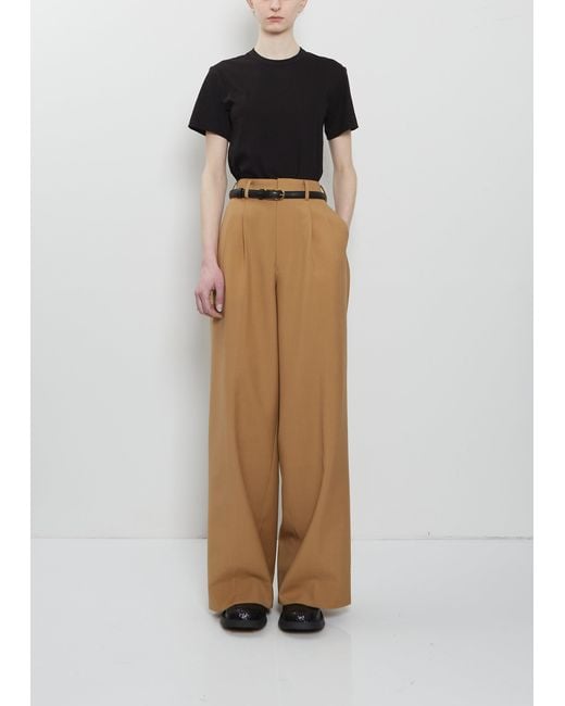 Junya Watanabe Natural Wool Mohair Pleated Pant