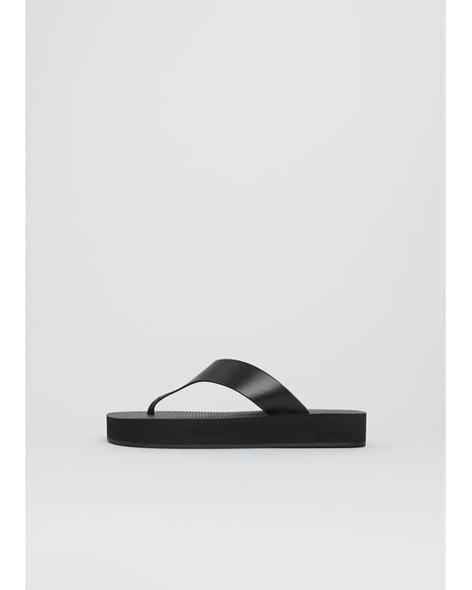 The Row White Dune Flatform Ginza Sandal