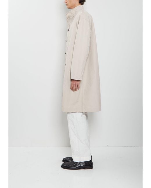 Bergfabel Men White Alex Cotton Coat