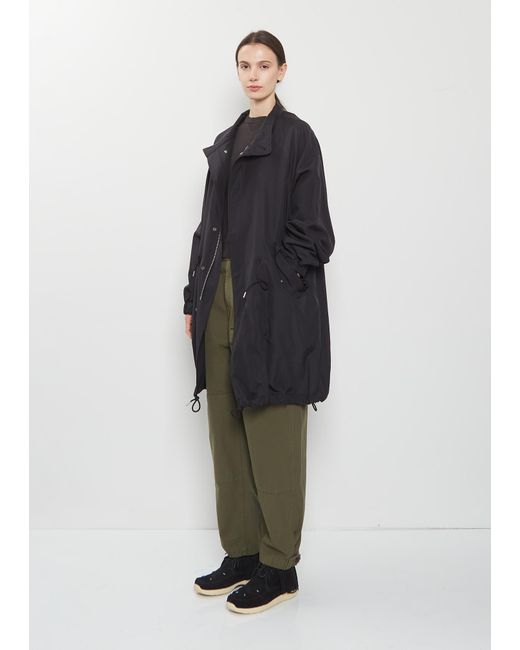 Visvim Blue Six-five Fishtail Silk Wool Parka