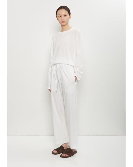 Sofie D'Hoore White Tahoe Cotton Pajama Set