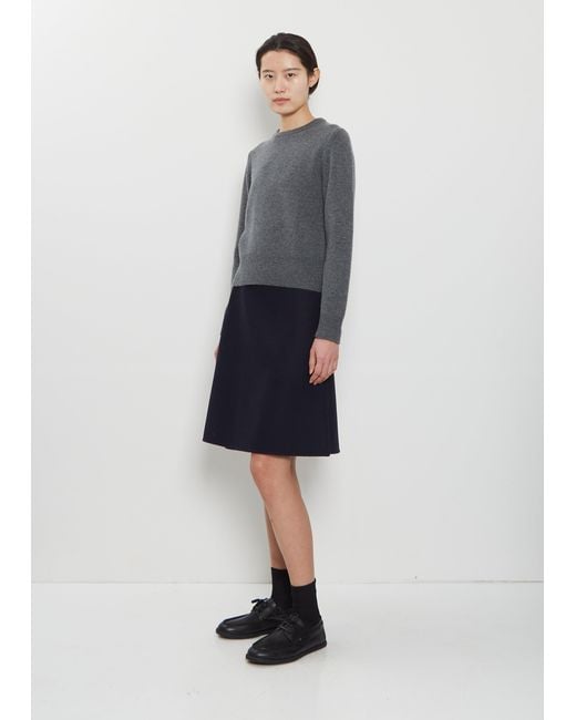 Extreme Cashmere Black N°430 Jeanne Stretch Cashmere Sweater