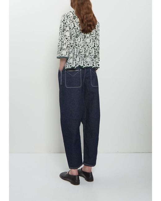 Minä Perhonen Blue Shadow Cotton Top