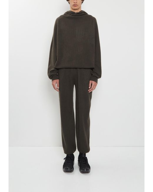Frenckenberger Black Cashmere Joggers Mono