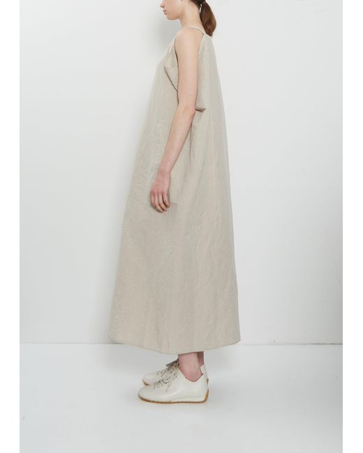 Sofie D'Hoore White Dele Linen Cotton Dress