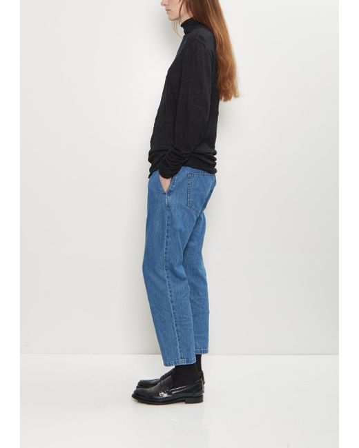 Pas De Calais Black Wool Gauze Turtleneck Pullover