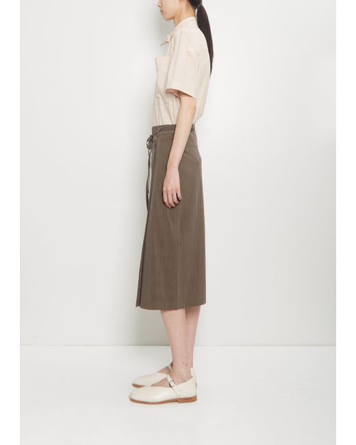 Lemaire Natural Technical Midi Covertible Skirt