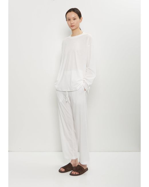 Sofie D'Hoore White Tahoe Cotton Pajama Set