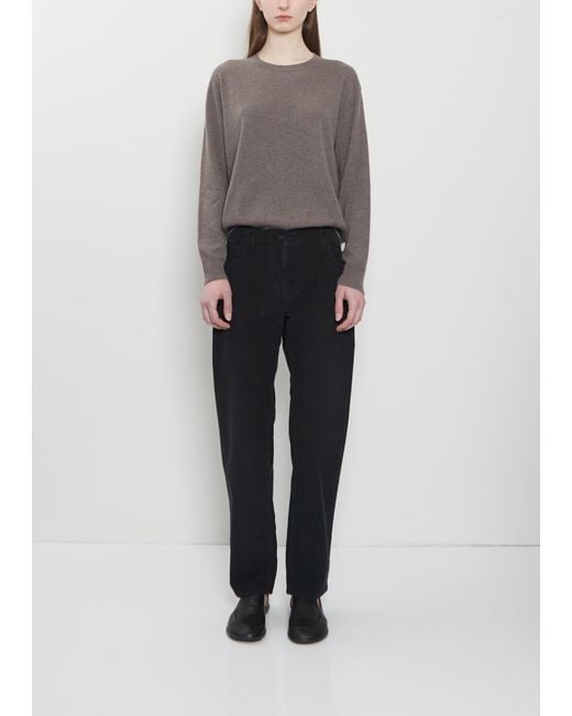 The Row Gray Booker Corduroy Pant