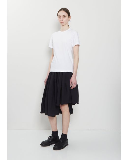 Comme des Garçons White Logo Cotton Tee