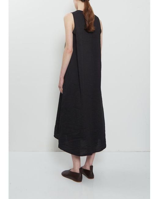 Sofie D'Hoore Black Doras Cotton Linen Tank Dress