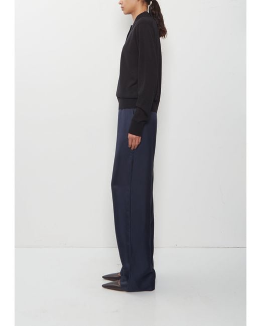 Loulou de Saison Black Miles Fine Cashmere Polo