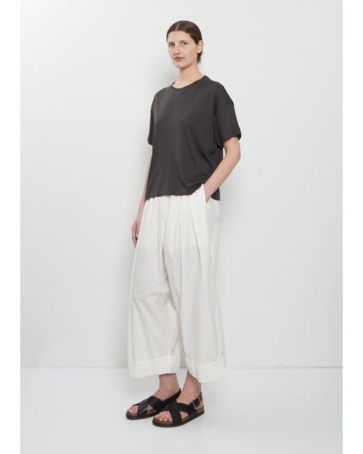Toogood Black The Fencer Cotton Wool T-shirt