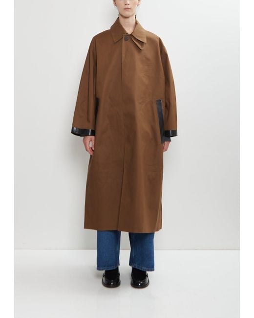 Studio Nicholson Brown X Mackintosh Ettrick Long Mac