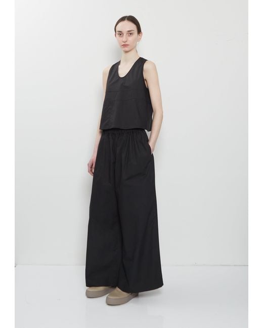 Sofie D'Hoore Black Parana Cotton Wide Leg Pant