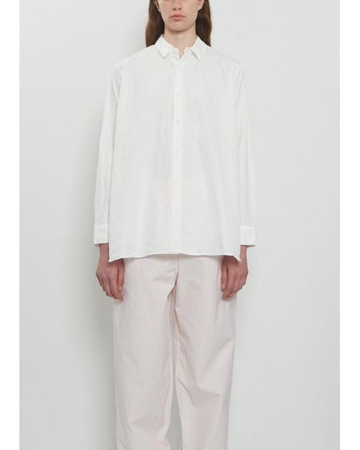 Casey Casey White Clothilde Cotton Shirt