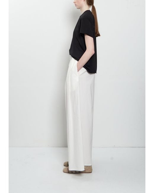 Labo.art White Dalla Clara Poplin Pant
