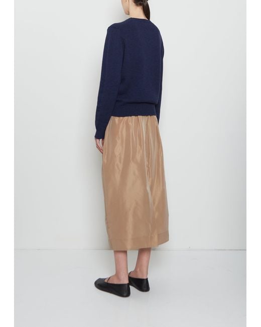 Begg x Co Blue Hepburn Cashmere Crewneck