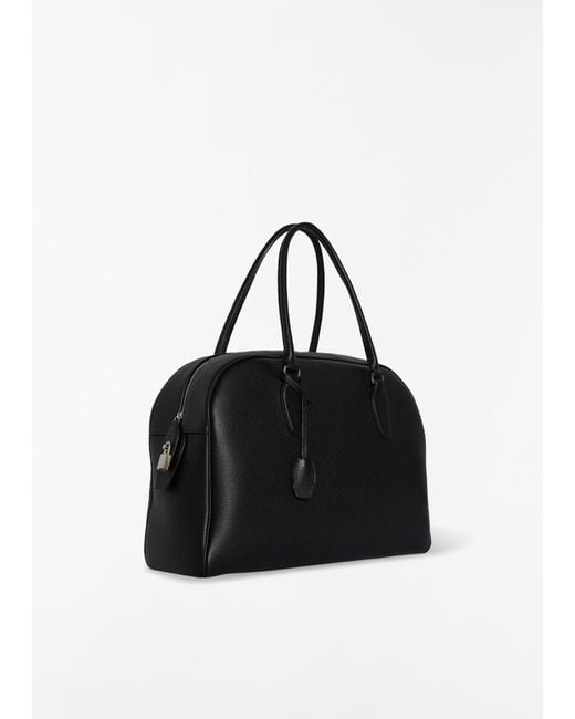 The Row Black India 15.75 - Lux Grain Leather