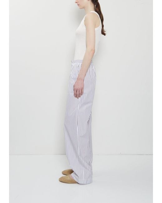 Loulou de Saison White Cisco Cotton Pants