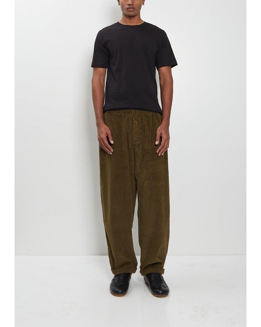 Labo.Art Men Green Achille Corduroy Pant