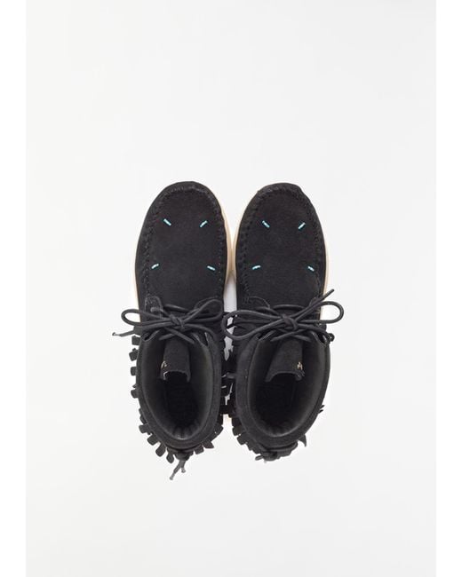 Visvim Black Suede Lace-up Boots