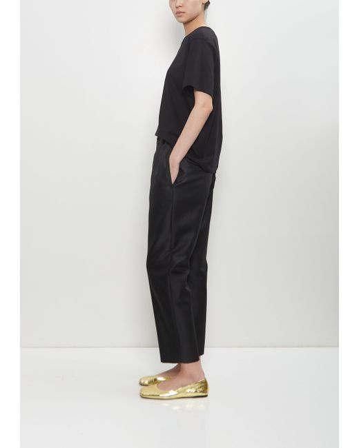 Comme des Garçons Black Twill Tapered Trouser