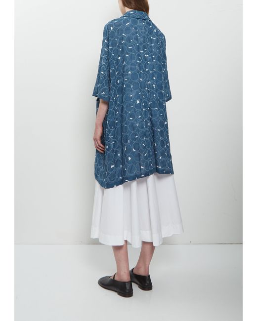 Minä Perhonen Blue Pensaat & Tambourine Cotton Coat