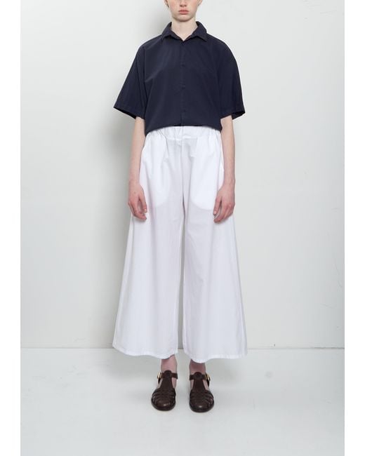 Labo.art Blue Enne Clara Poplin Pant