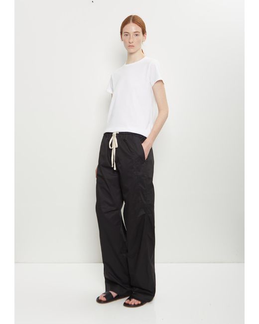 6397 White Cotton Drawstring Pant