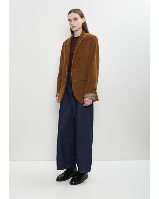 6397 Brown Organic Cotton Corduroy Sporting Jacket
