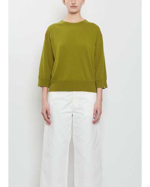 Extreme Cashmere Green N°398 Jewel Cashmere Sweater