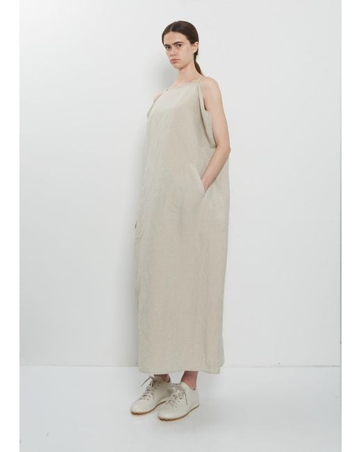 Sofie D'Hoore White Dele Linen Cotton Dress