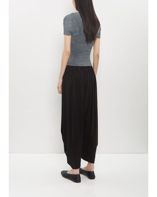 Issey Miyake Blue Restore Blend Pleats Top