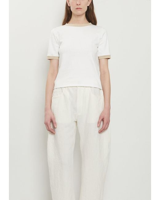 ELEH White Tiny Cotton Tee