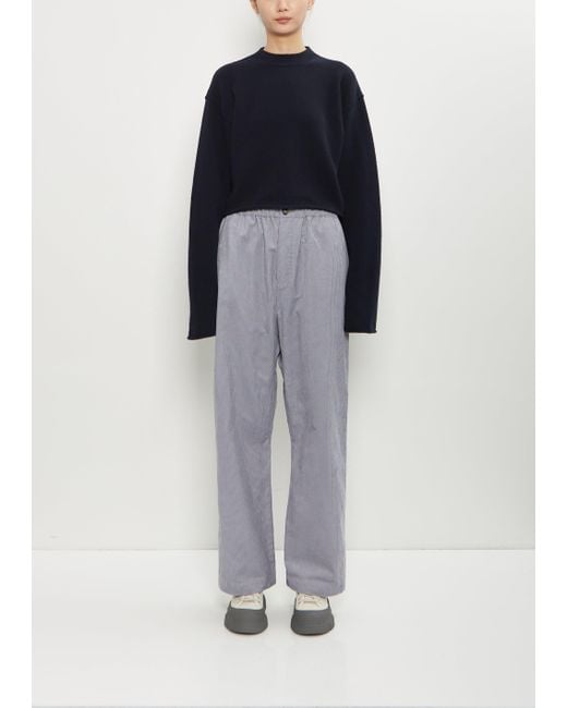 Sofie D'Hoore Blue Pinot Cotton Corduroy Relaxed Pants