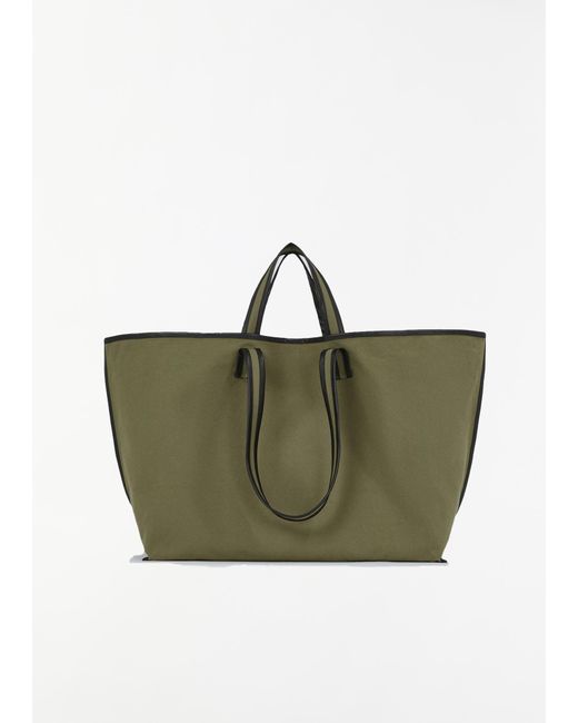 Kassl Green Canvas Tote