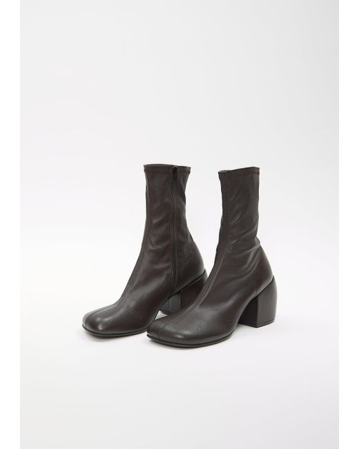 Dries Van Noten Black Stretch Ankle Boot