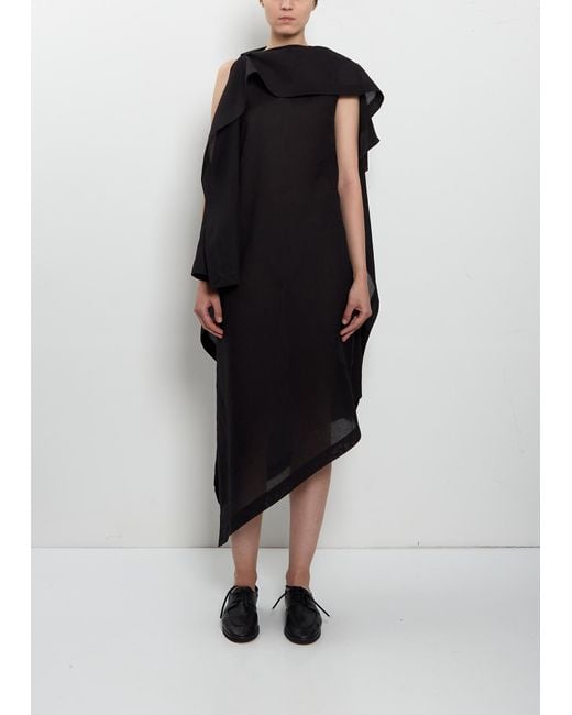 Issey Miyake Black Paper All Squares Dress