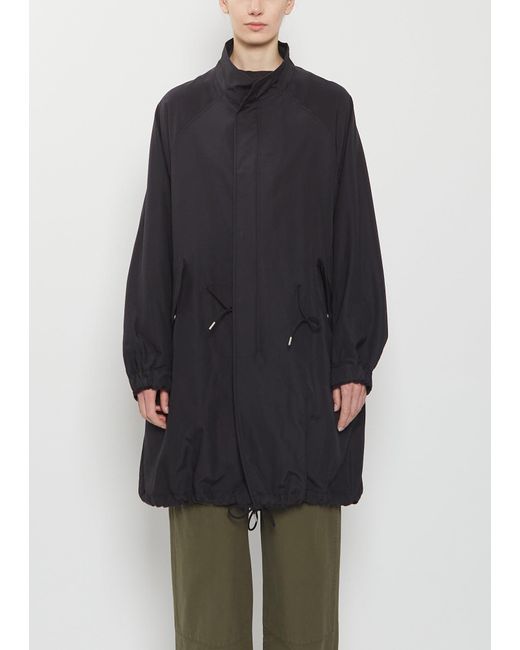 Visvim Blue Six-five Fishtail Silk Wool Parka