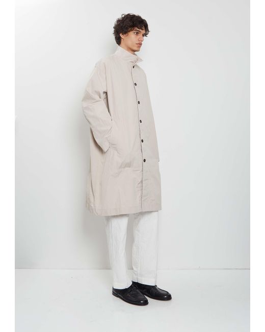Bergfabel Men White Alex Cotton Coat