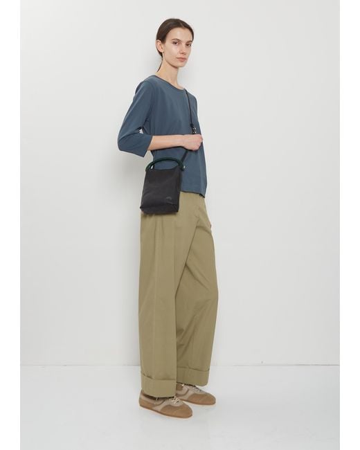 Dries Van Noten Blue Crossbody Crisp Bag
