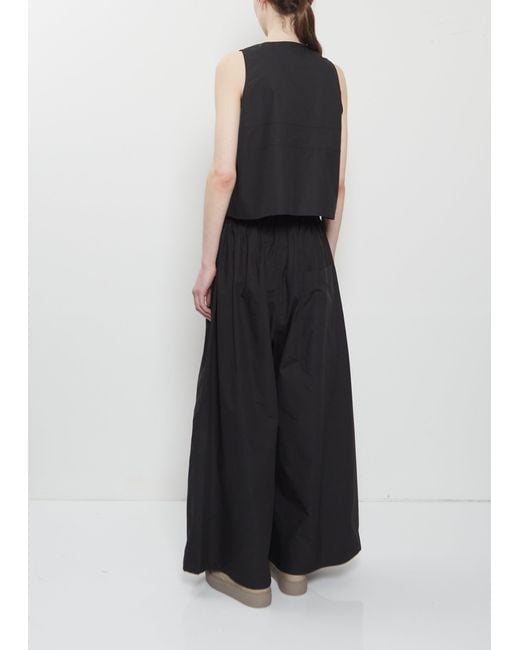Sofie D'Hoore Black Parana Cotton Wide Leg Pant