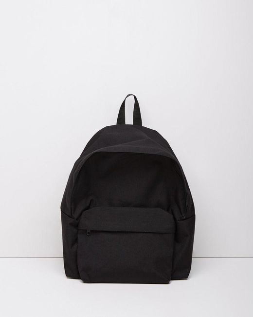 Comme des Garçons Black Medium Leather Strap Backpack