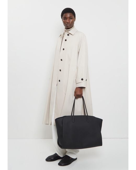 The Row White Marlo 17 - Grained Leather