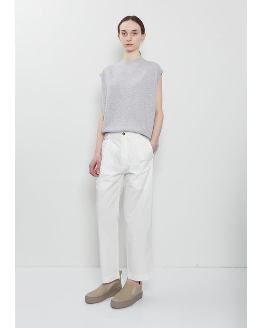Sofie D'Hoore White Pico Cotton Pant
